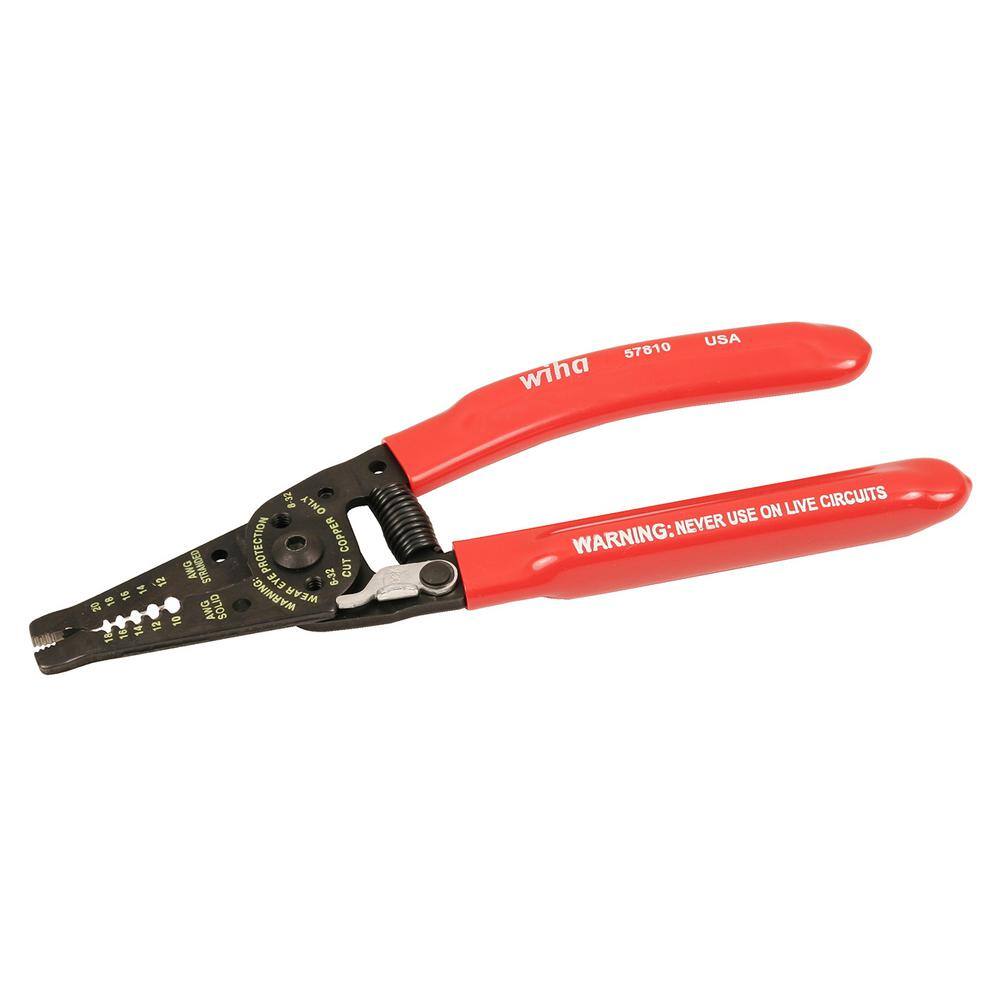 Wiha Classic Grip Wire Stripping Pliers with Cutters 57810