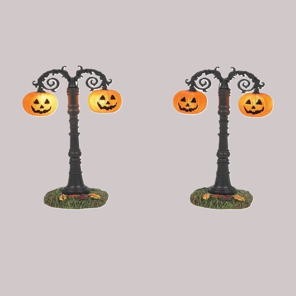 Department 56 Village Halloween Lighted Hallows Eve Street Lamp 2