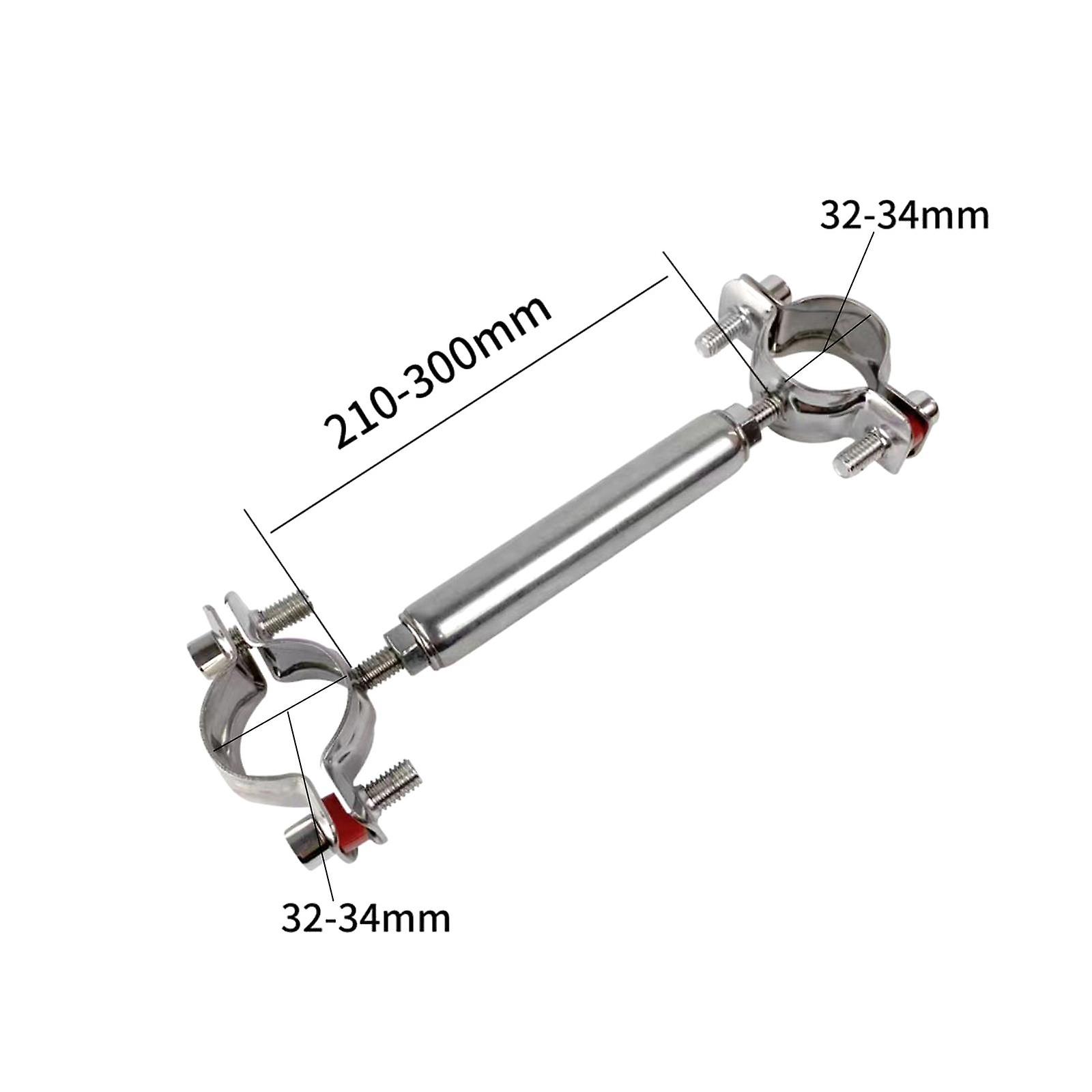 Outdoor Camper Connector Double Heads Bracket Fixed Support Retainer 3.2cm To 3.4cm 21cm