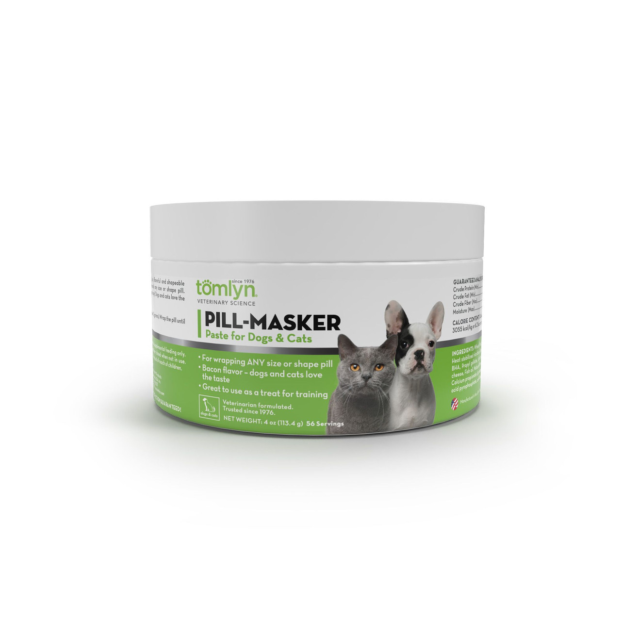 Tomlyn Pill Masker Paste for Dogs and Cats， 4oz Jar