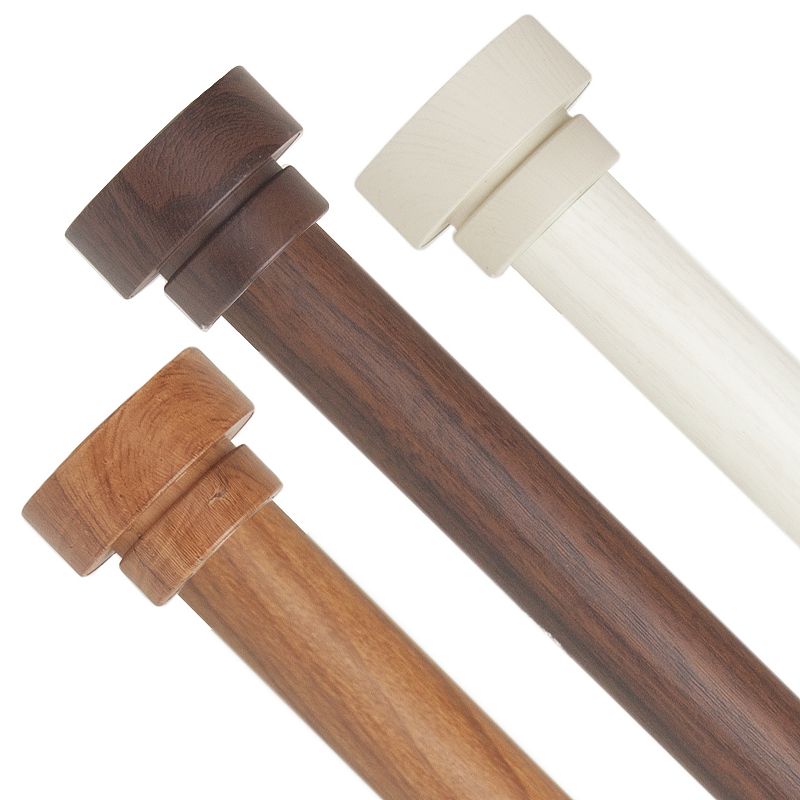 Rod Desyne 1 Bonnet Faux Wood Curtain Rod