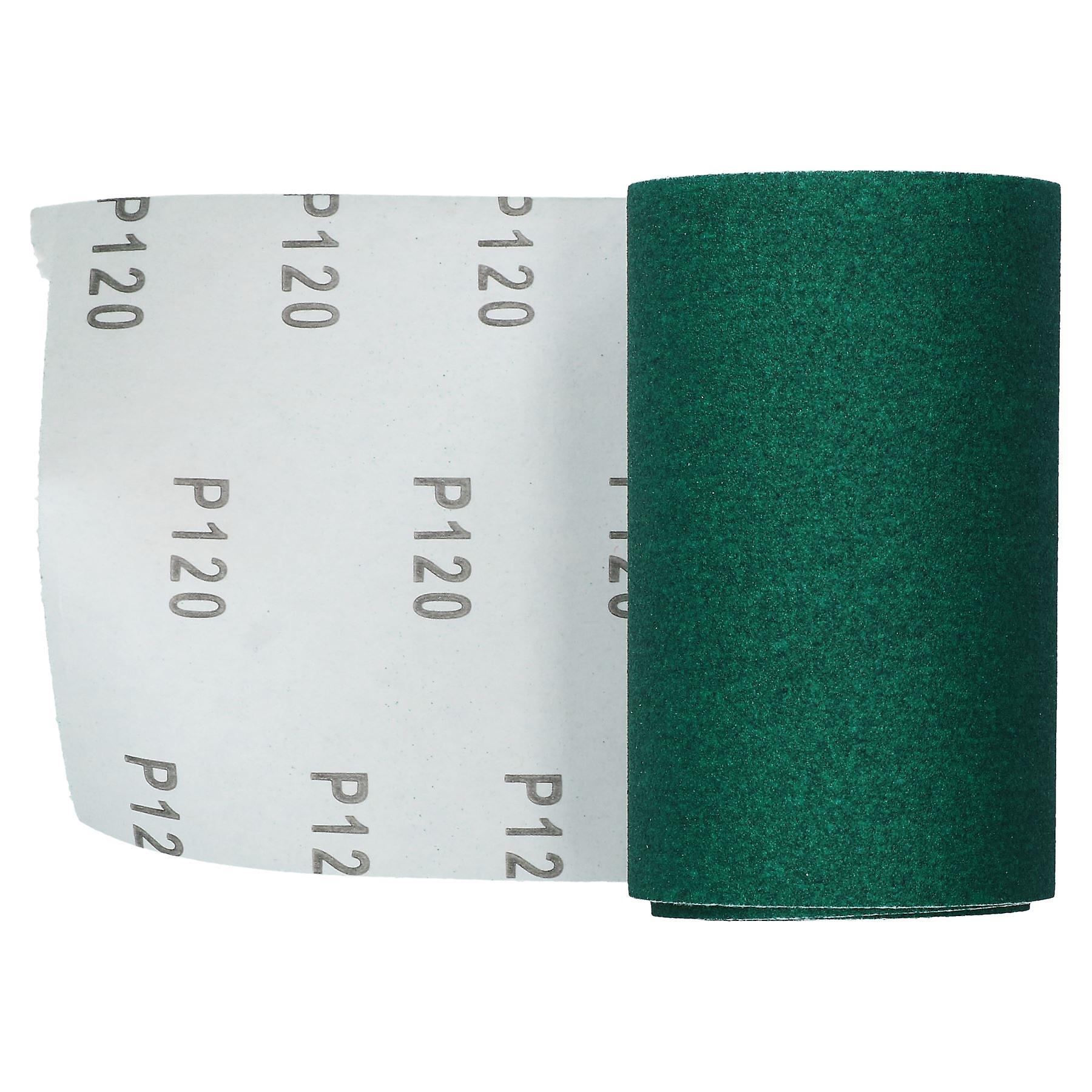 Aluminium Oxide 5m x 115mm Sanding Roll Sheet Paper 120 Grit Sandpaper 10 Roll