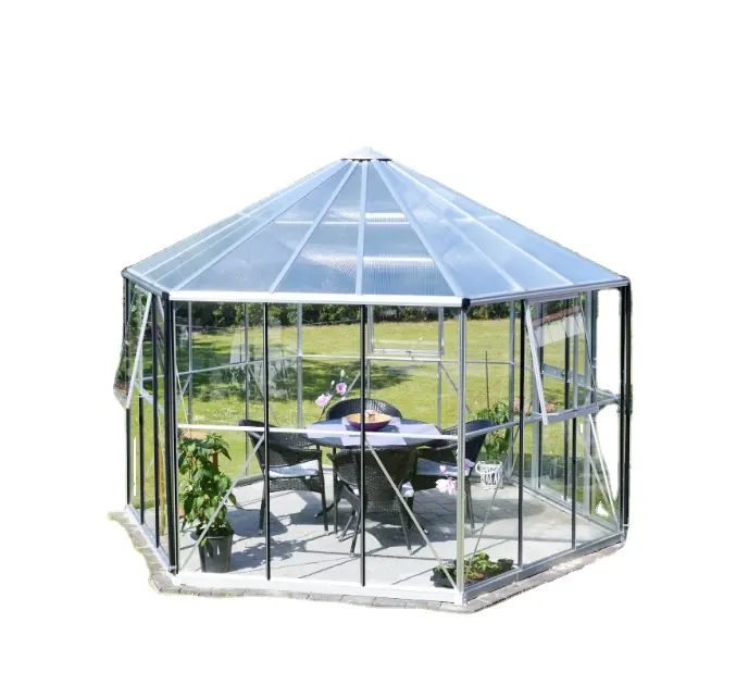 Factory supply High Quality Aluminium Garden Greenhouse For Family