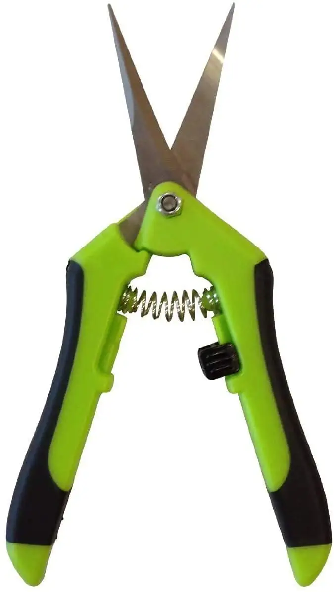 6.5in Gardening Scissors Hand Pruner Pruning Shear with Straight Stainless Steel Blades