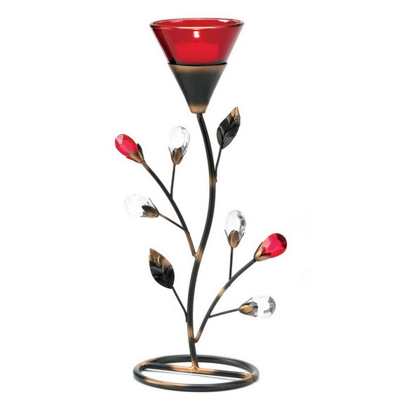 Gallery of Light 57071787 Ruby Blossom Tealight Ho...