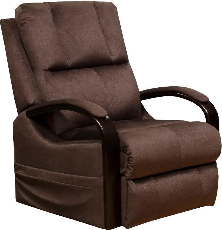 Chandler Walnut Brown Power Reclining Lift Chair