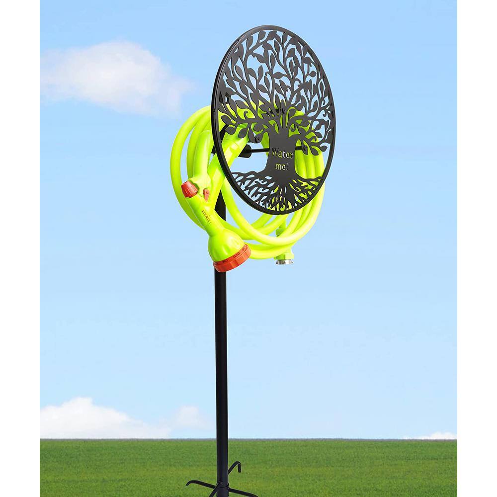 Cubilan Garden Hose Holder Tree Life - Outdoor Hose Hanger Freestanding - Metal Hose Reel Wall Monted for Outside B0B7BJFMQ8