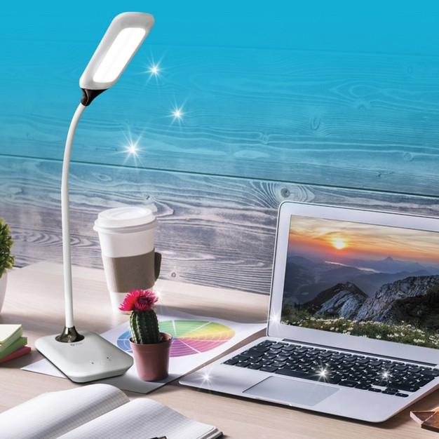 Enhance Sanitizing Desk Lamp With Usb Charging includes Led Light Bulb Ottlite