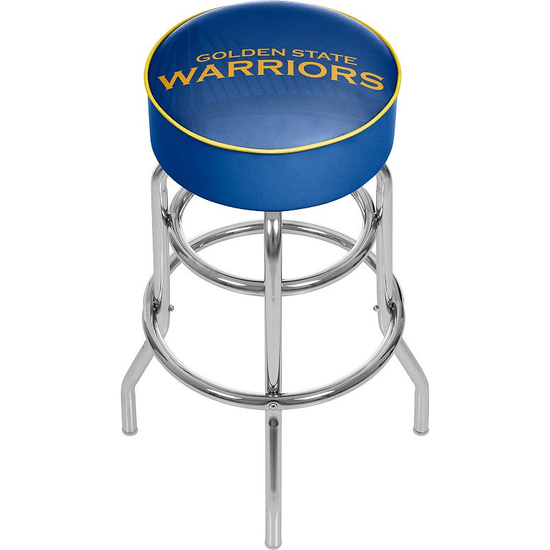 Golden State Warriors Padded Swivel Bar Stool