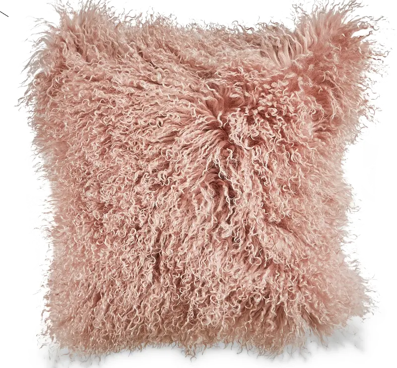 18 Inch Pink Quartz Throw Pillow - Lucas