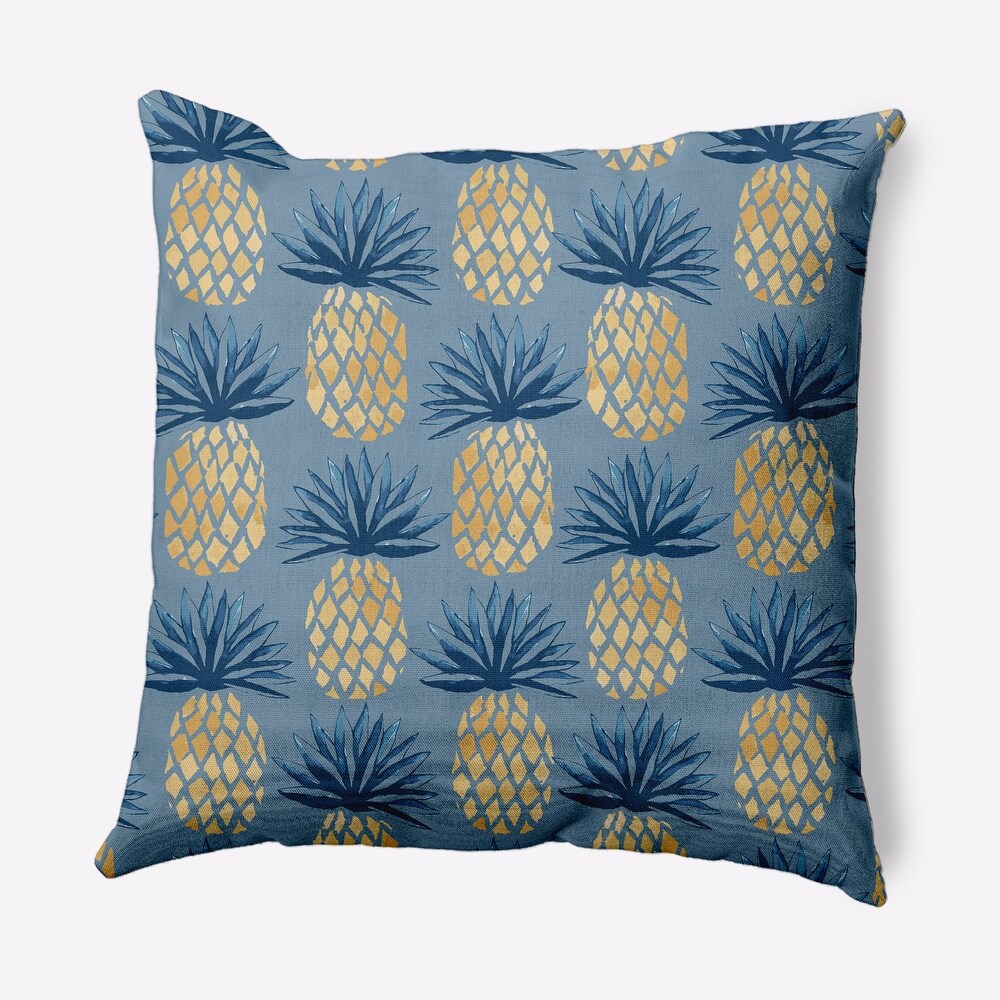 Pineapple Stripes Nautical Decorative Indoor Pillow