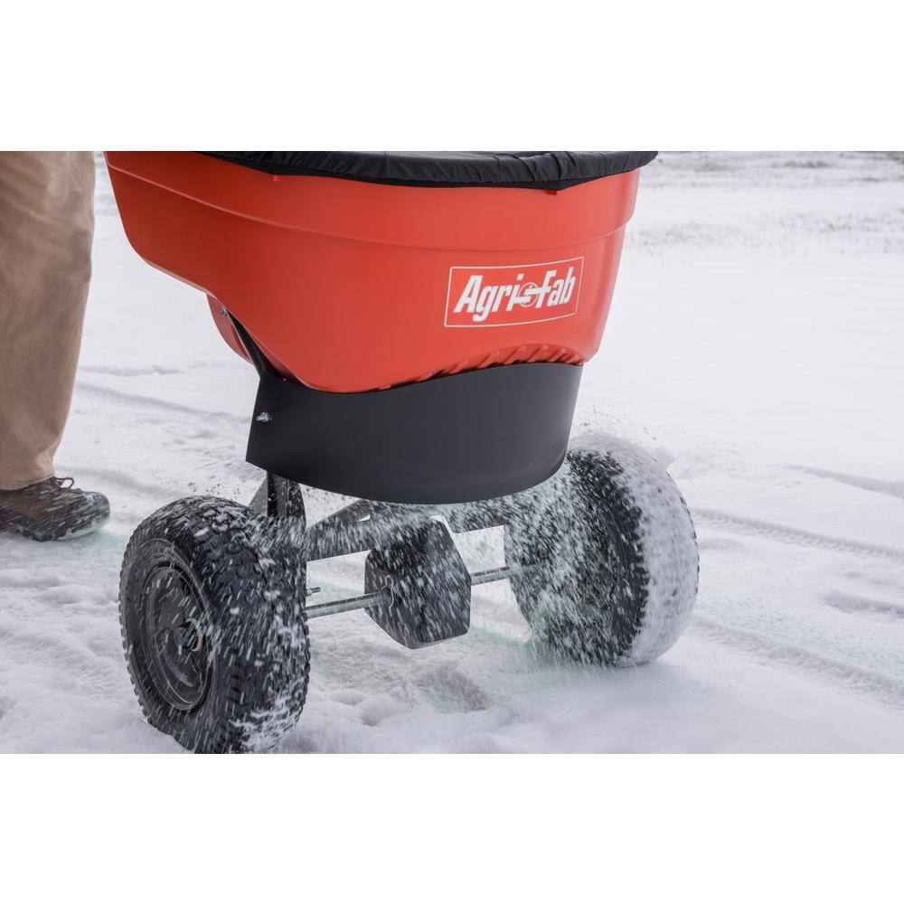 Agri-Fab 130 lbs. Capacity Push Salt Spreader with Stainless Steel Axle 45-0548