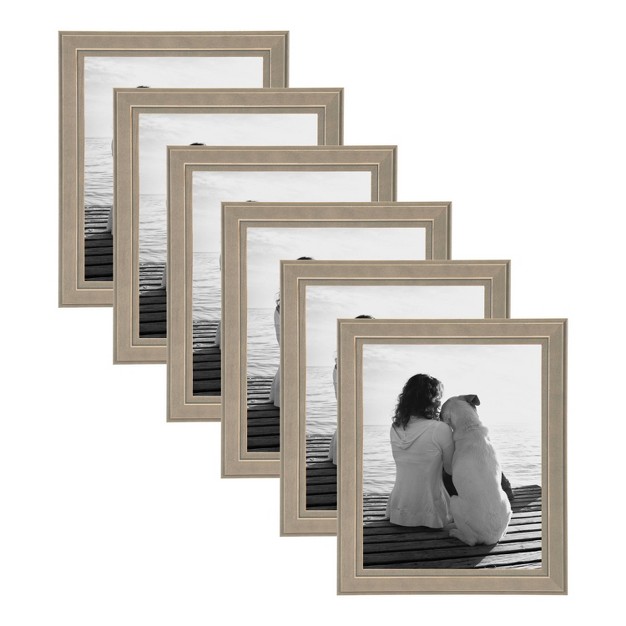 X 10 quot Kieva Tabletop Image Frame Gray Kate amp Laurel All Things Decor