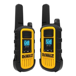 DW DXFRS800 Heavy-Duty 2-Watt Walkie Talkies (2-Pack) DXFRS800