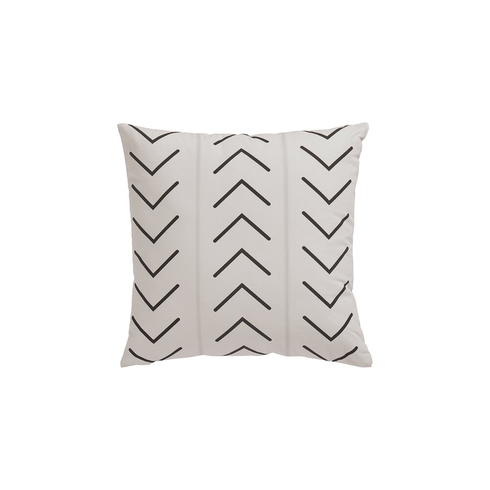 Kallan White/Black Pillow