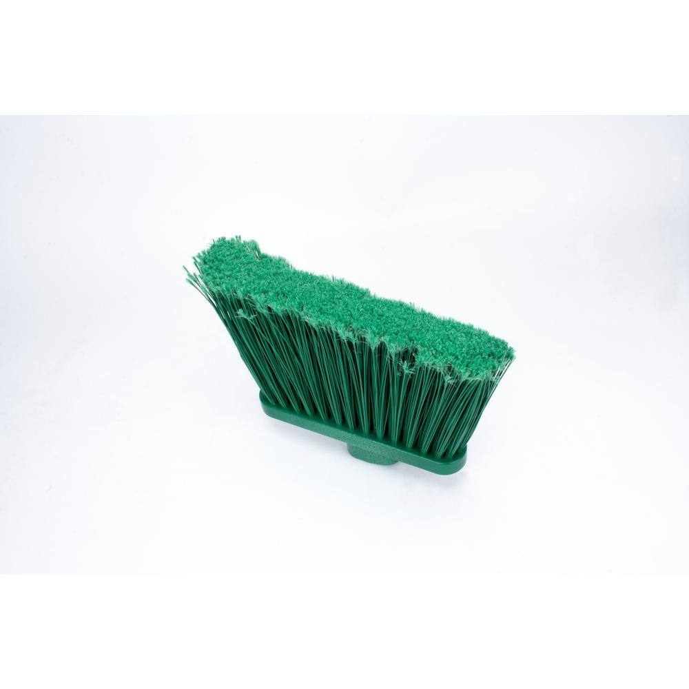 CFS Brands Sparta 12 in. Green Polypropylene Flagged Upright Broom Head (12-Pack) 36867EC09