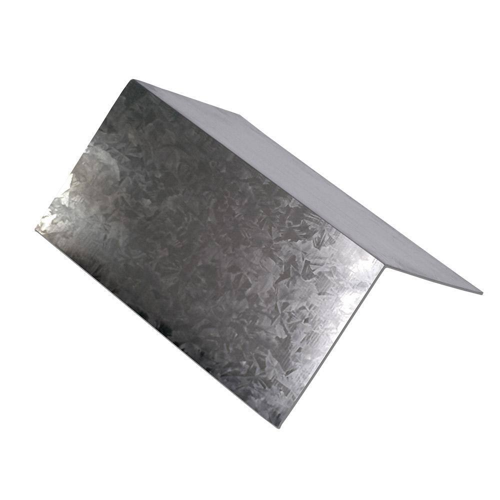 Gibraltar Building Products 8 in. x 8 in. Galvanized Steel Preformed Flashing Shingle (100-Pack) 4X4X8-100