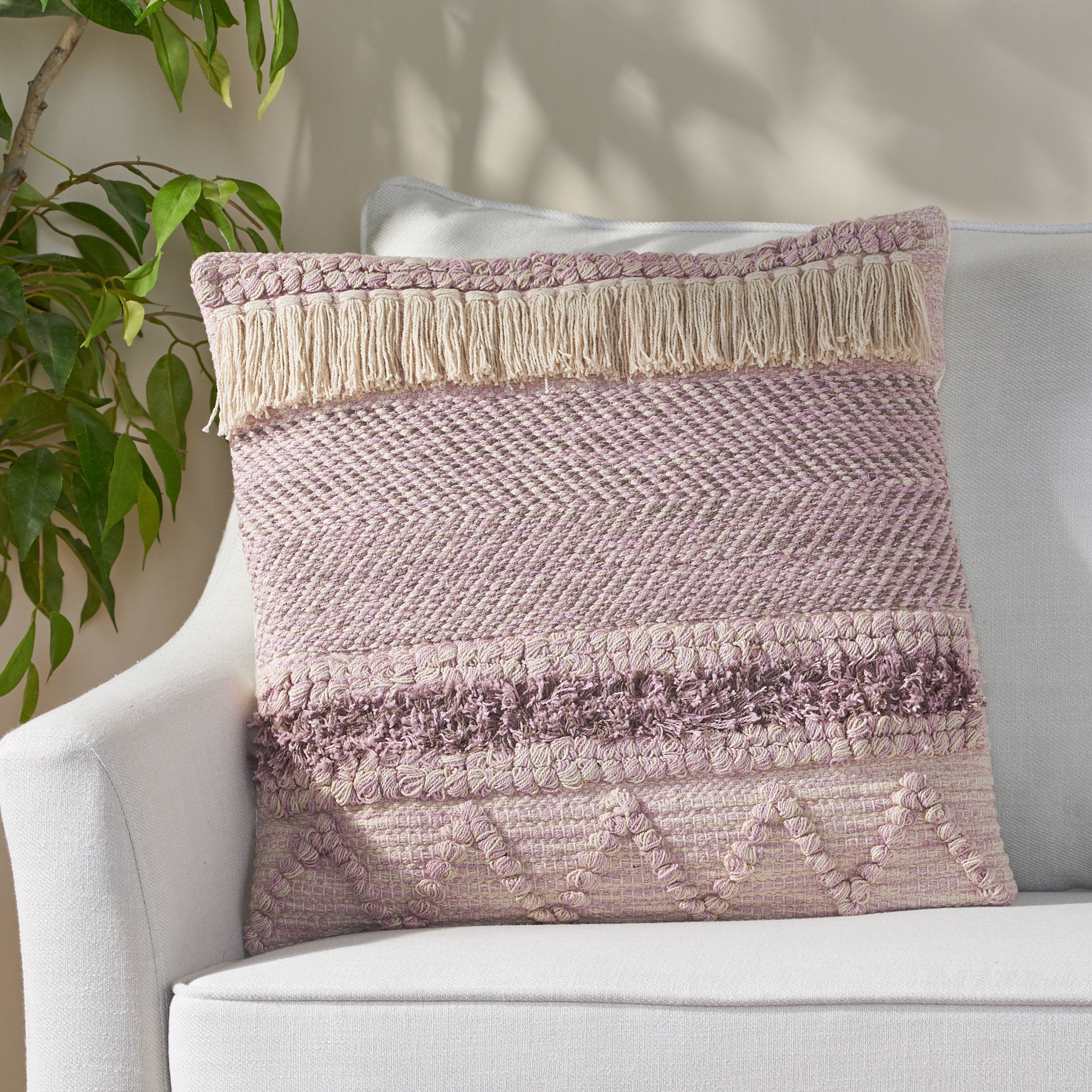 Sakina Hand-Loomed Boho Pillow Cover