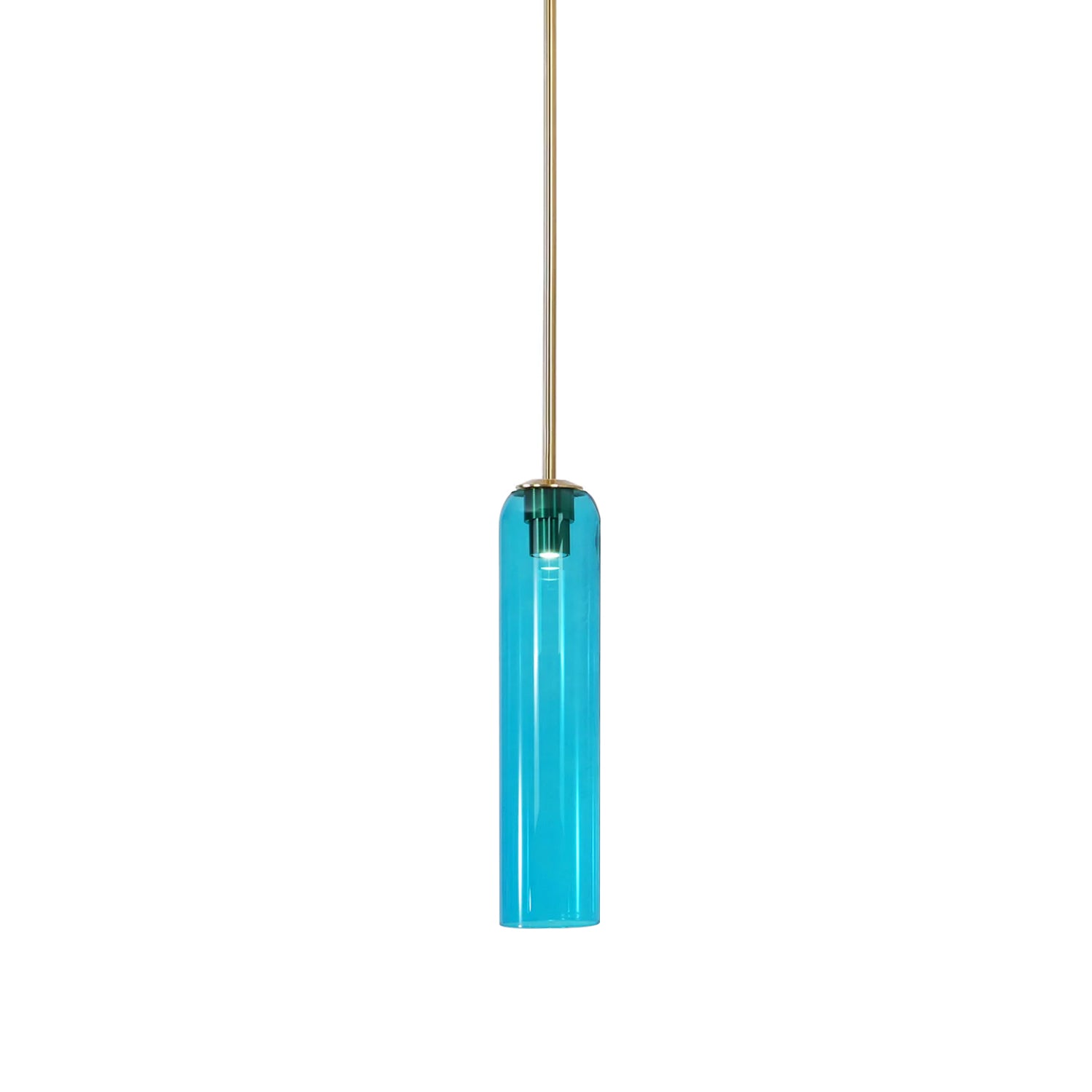 Long Tube Glass Pendant Light