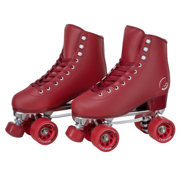 C7skates Dark Magic Unisex Quad Roller Skates (Cherrypop， Women's 6 / Youth 5 / Men's 5)