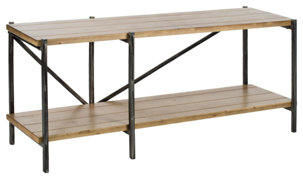 Virgel Console Natural   Industrial   Console Tables   by V.S.D Furniture  Houzz