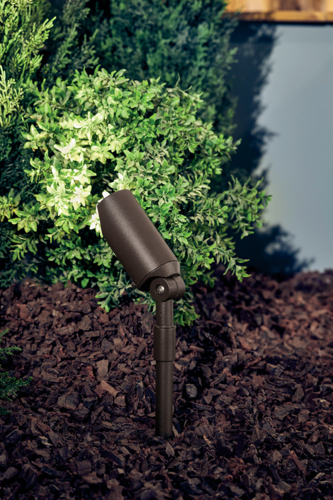 12V 1 Light Mini Accent Light   Transitional   Landscape Lighting   by Buildcom  Houzz