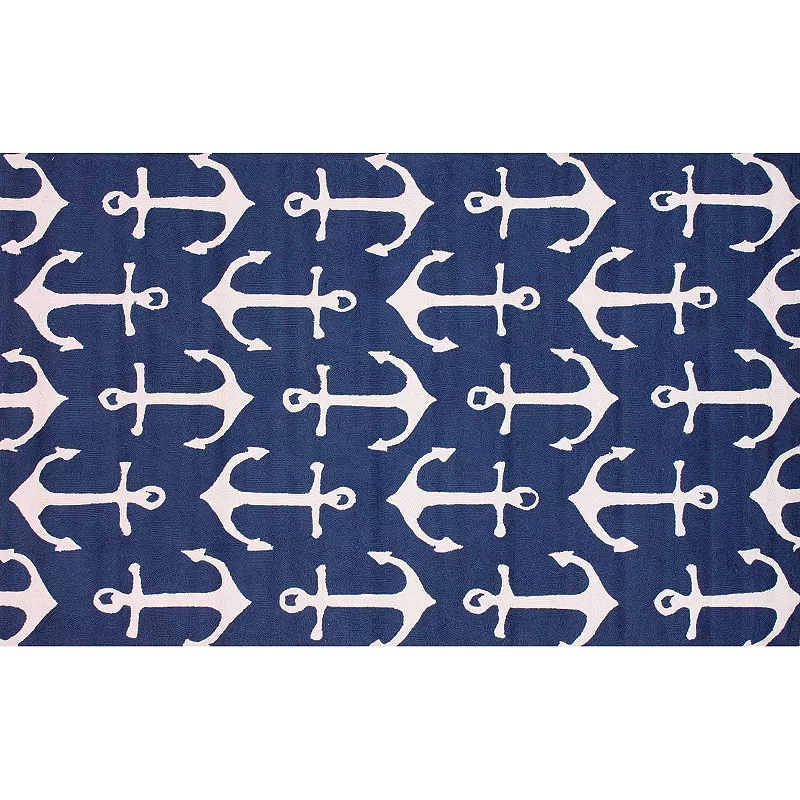 nuLOOM Air Libre Anchors Indoor Outdoor Rug