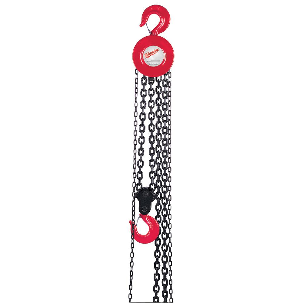 Milwaukee 2 Ton 8ft Hand Hoist 9774-20 from Milwaukee