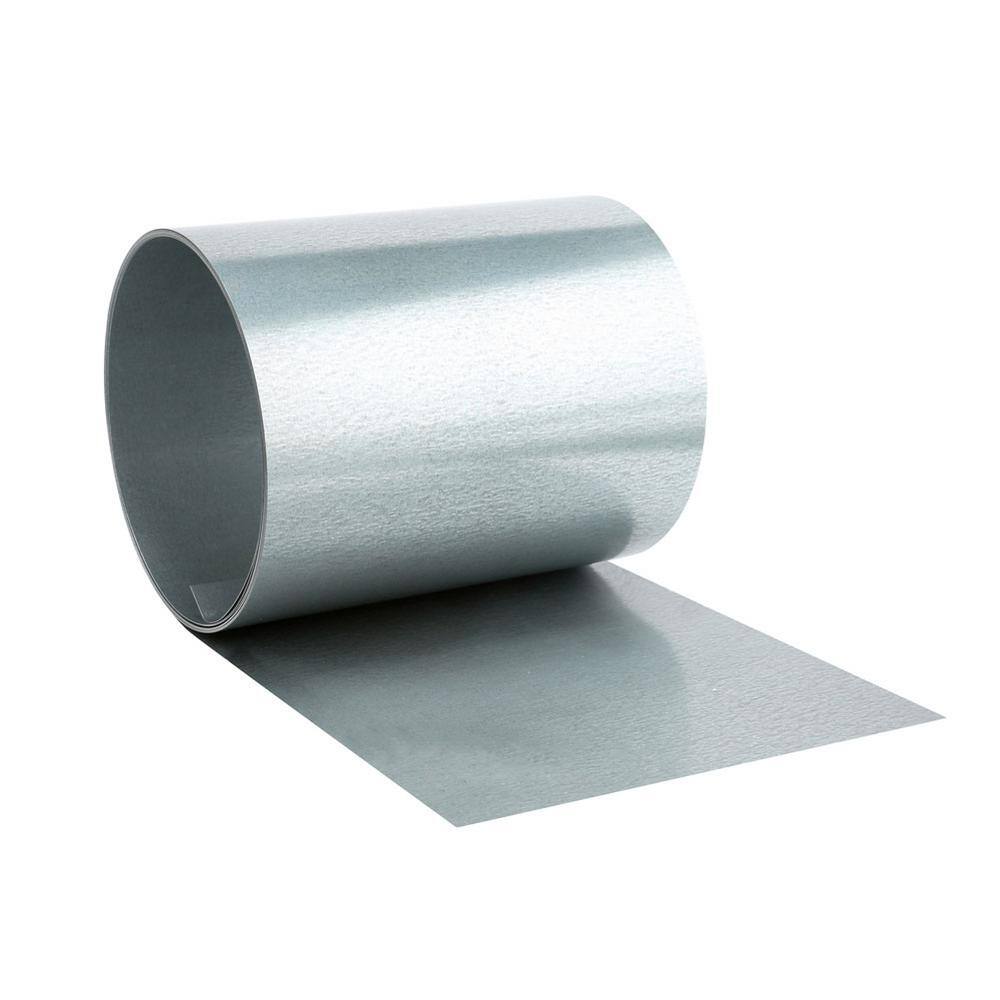 Gibraltar Building Products 6 in. x 10 ft. Galvanized Steel Roll Valley Flashing 17472