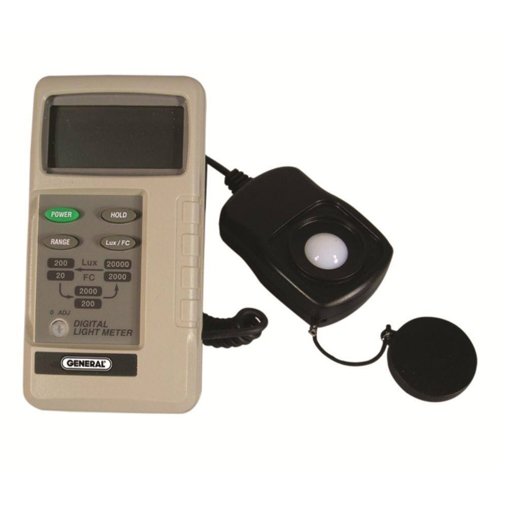 General Tools 3-Range Digital Light Meter DLM2000