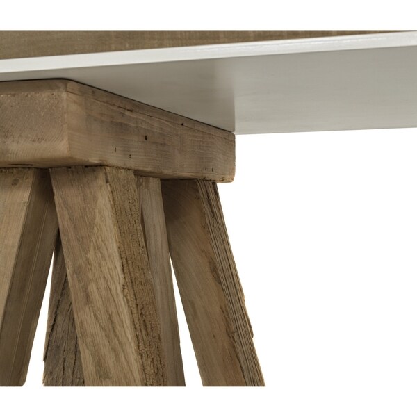 SAFAVIEH Couture High Line Collection Kirby Pine Natural Console Table