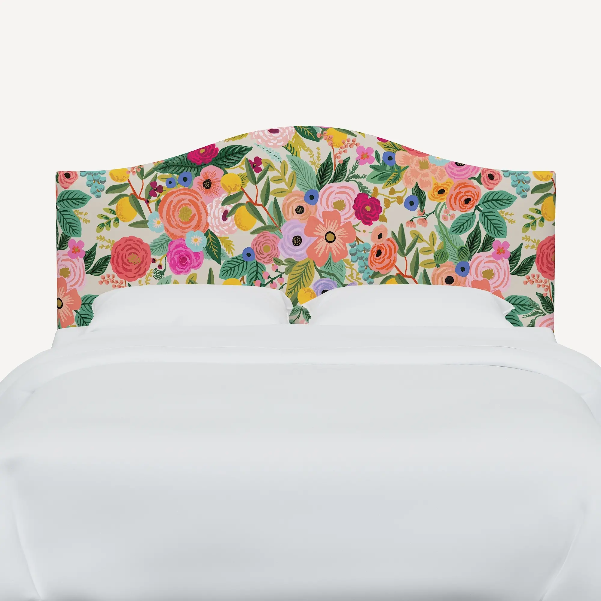 Rifle Paper Co Mayfair Garden Party Pink Twin Headboard