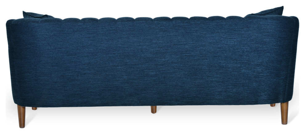 Susan Contemporary Fabric 3 Seater Sofa   Midcentury   Sofas   by GDFStudio  Houzz