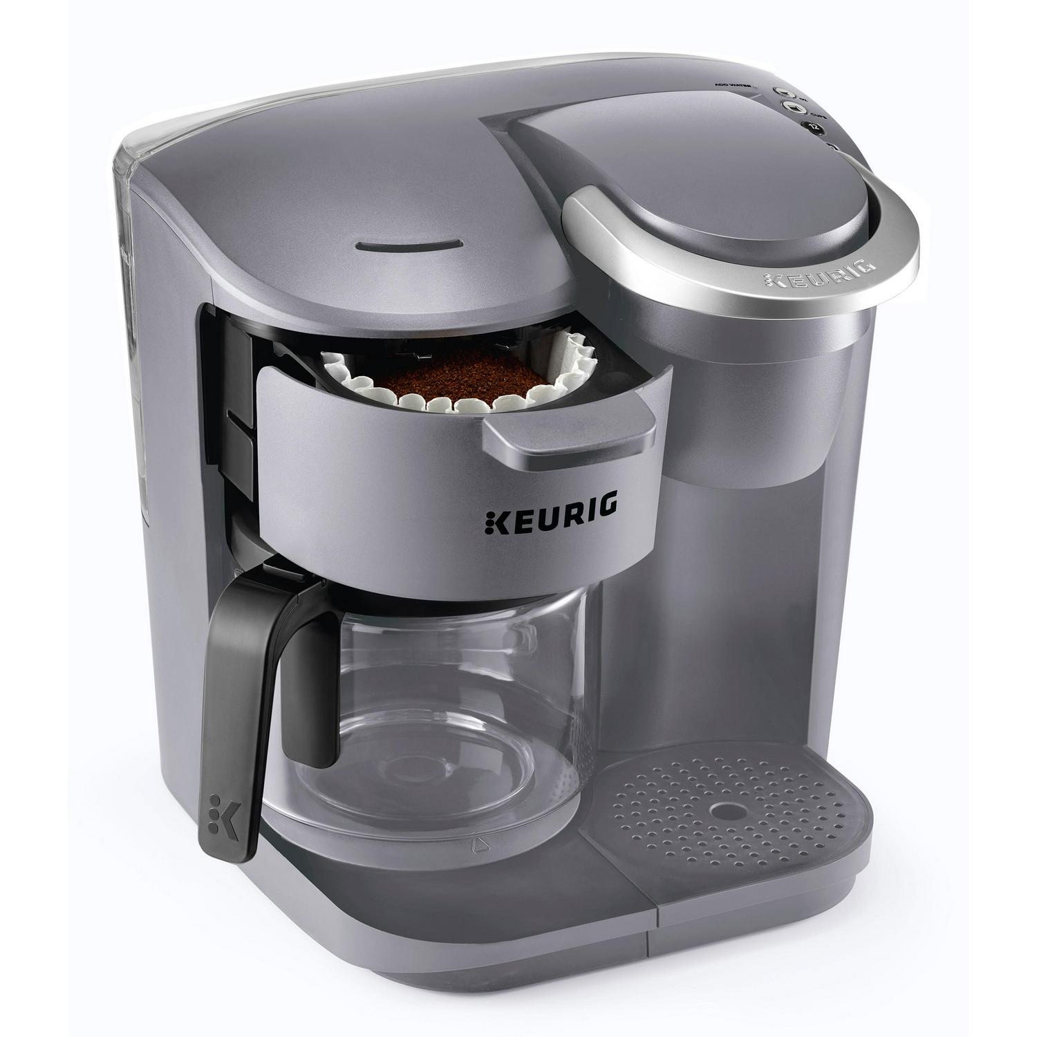 Keurig KDuo Essentials Single Serve and Carafe Coffee Maker Moonlight Gray  Crowdfused