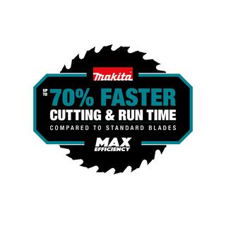 Makita 7-14 in. 24T Carbide-Tipped Max Efficiency Ultra-Thin Kerf Circular Saw Blade Framing (10-Pack) B-61656-10