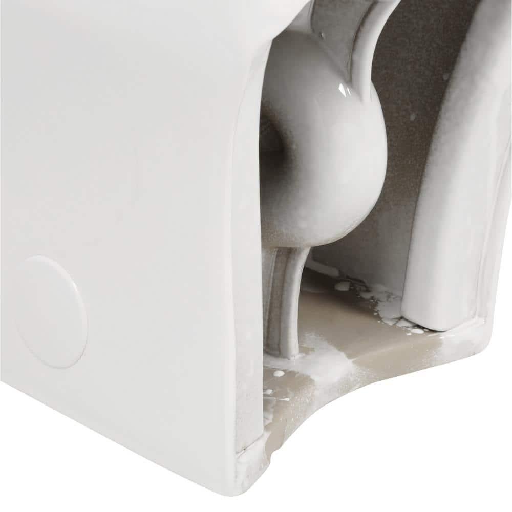 American Standard Tofino Complete 1Piece 11 GPF Dual Flush Elongated Toilet in White with Slow Close Seat