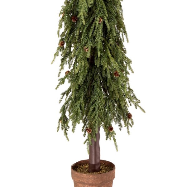 60 Uv Potted Soft Touch Norfolk Pine Tree