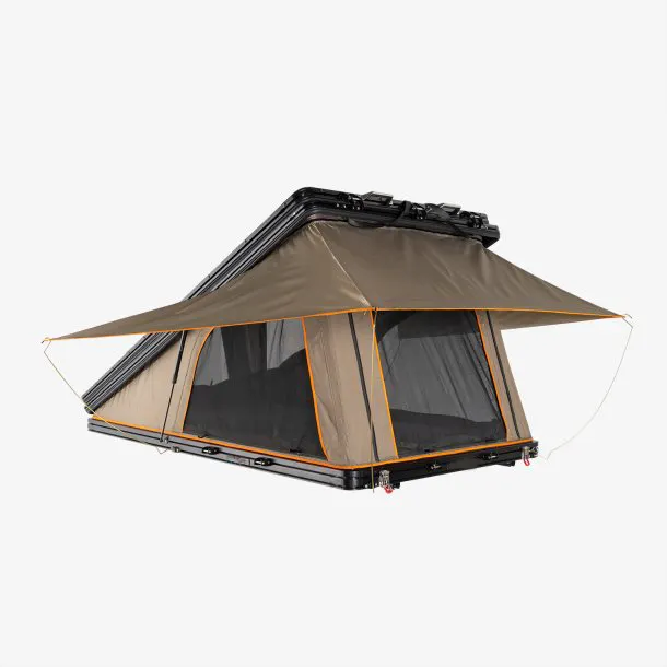 POP Aluminum Camping  4Person outdoor travel hiking Roof Top Tent Car Rooftop Tent Z  Clamshell Hard Shell Top Roof Tent Outdoor