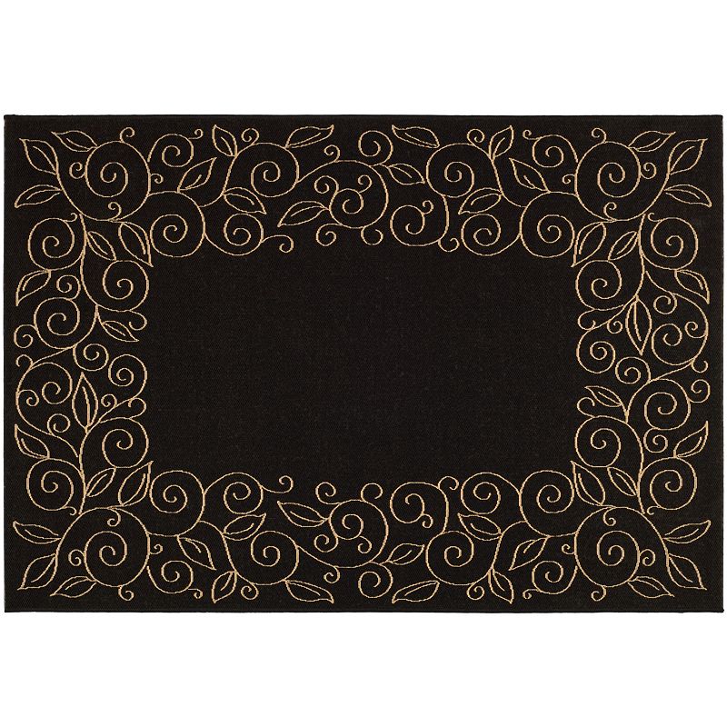 Safavieh Courtyard Curly Vines Indoor Outdoor Rug