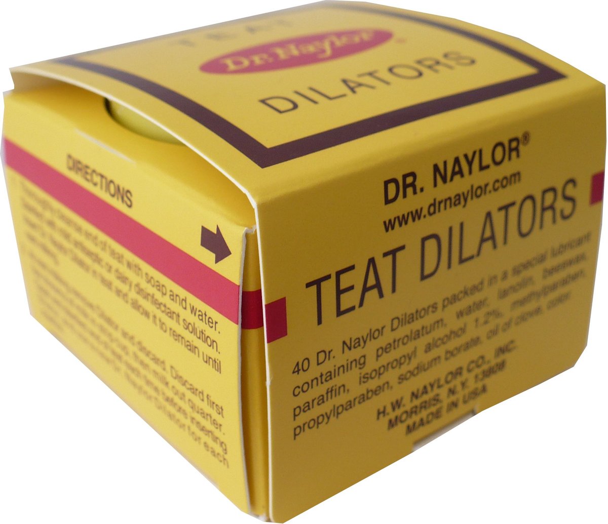 Dr. Naylor Teat Dilators Farm First Aid， 40 count