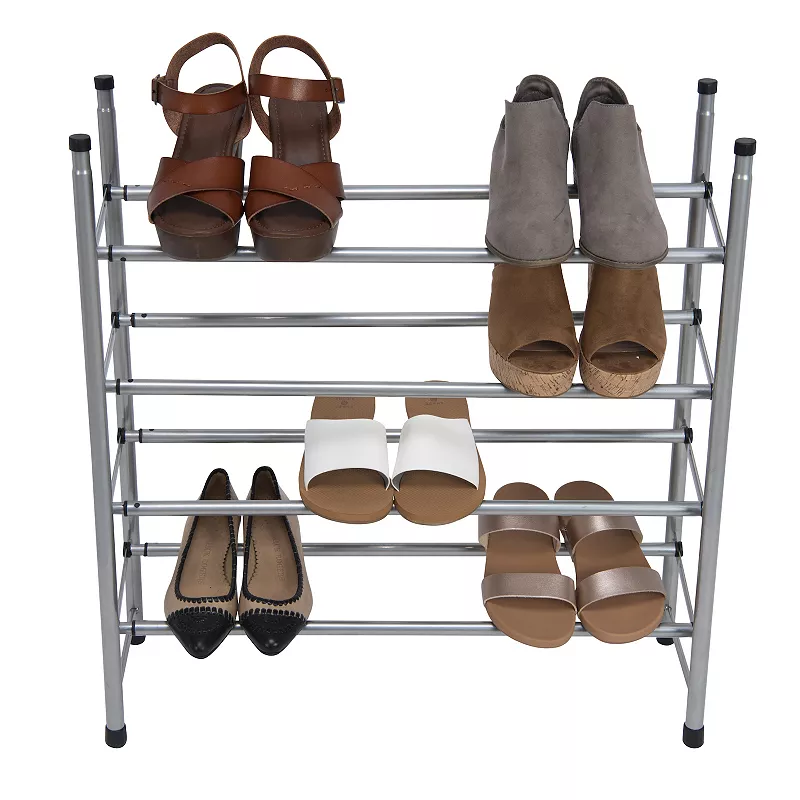 Simplify 4-Tier Expandable Shoe Rack