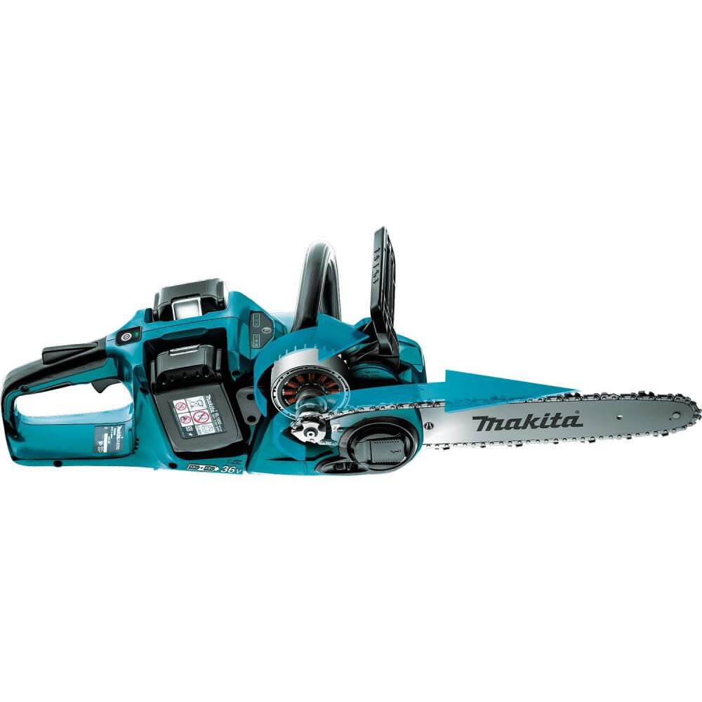 Makita 18V X2 LXT Lithium-Ion (36V) Brushless Cordless Chain Saw Kit (5.0Ah) XCU03PT from Makita