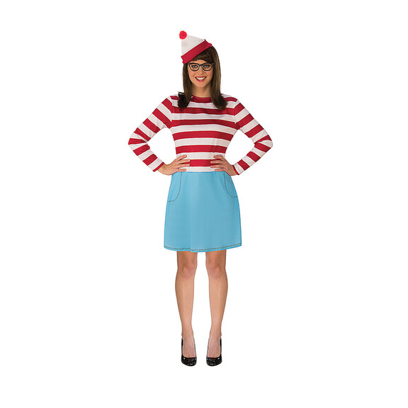 Rubie's RU821181XL Women's Plus Size Where's Waldo...