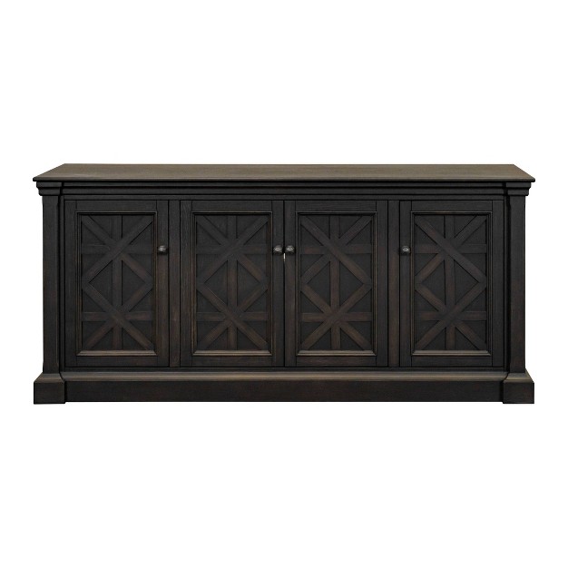 Tv Console For Tvs Up To 70 quot Dark Brown Martin Furniture