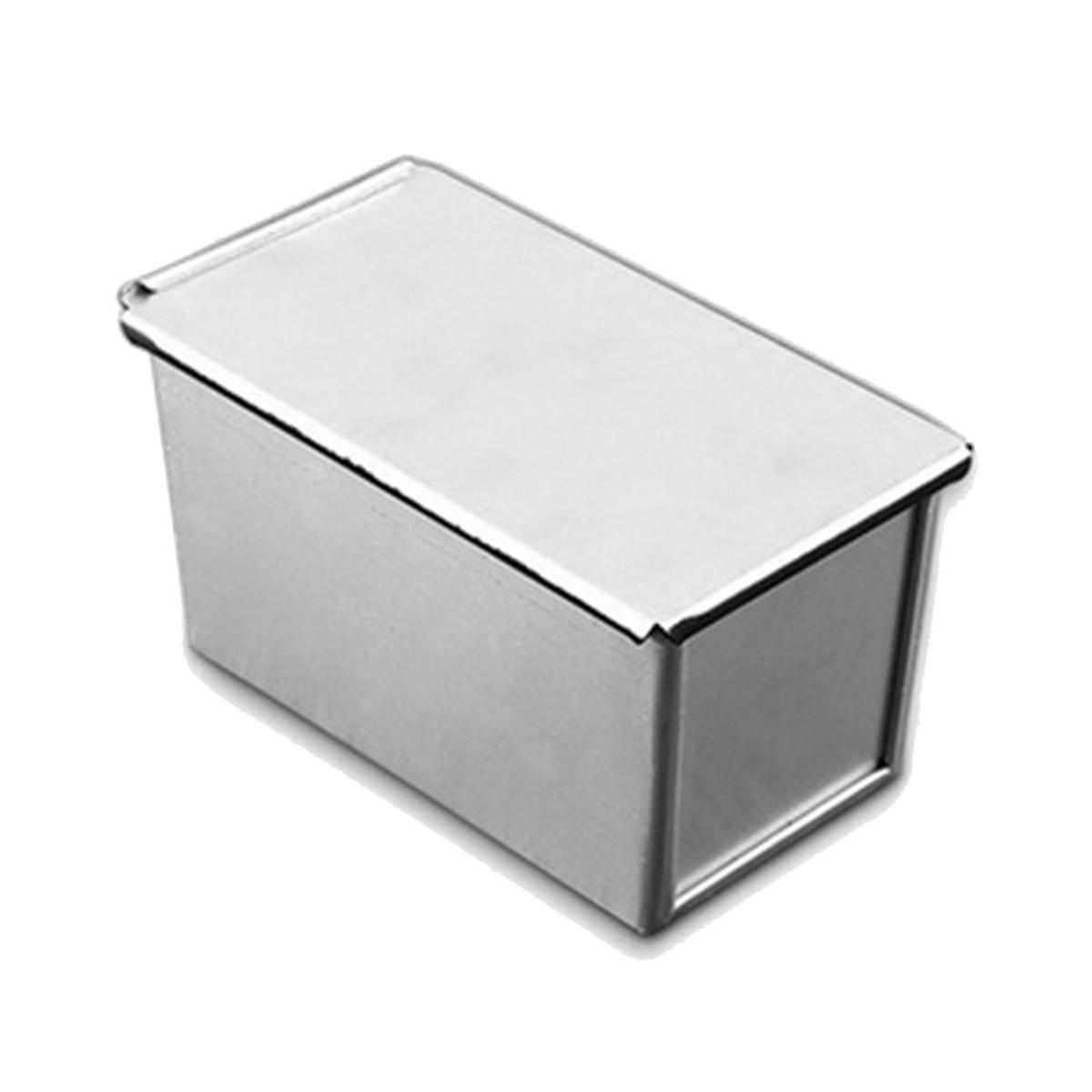 450g Aluminum Alloy Black Non-stick Coating Toast Boxes Bread Loaf Pan Cake Mold Baking Tool With L