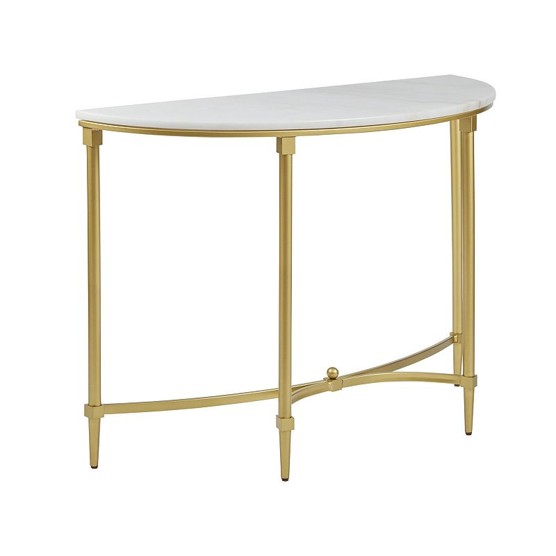 Madison Park Signature Faux Marble Console Table