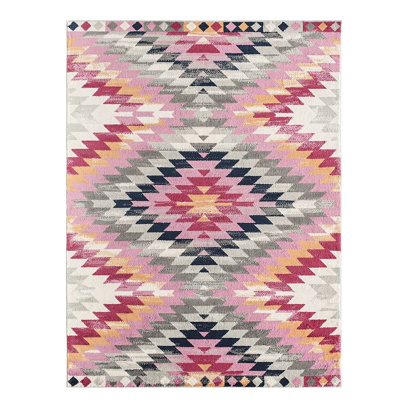 CosmoLiving Rugs America Cyprus Tribal Rose Rug - 4' x 6'