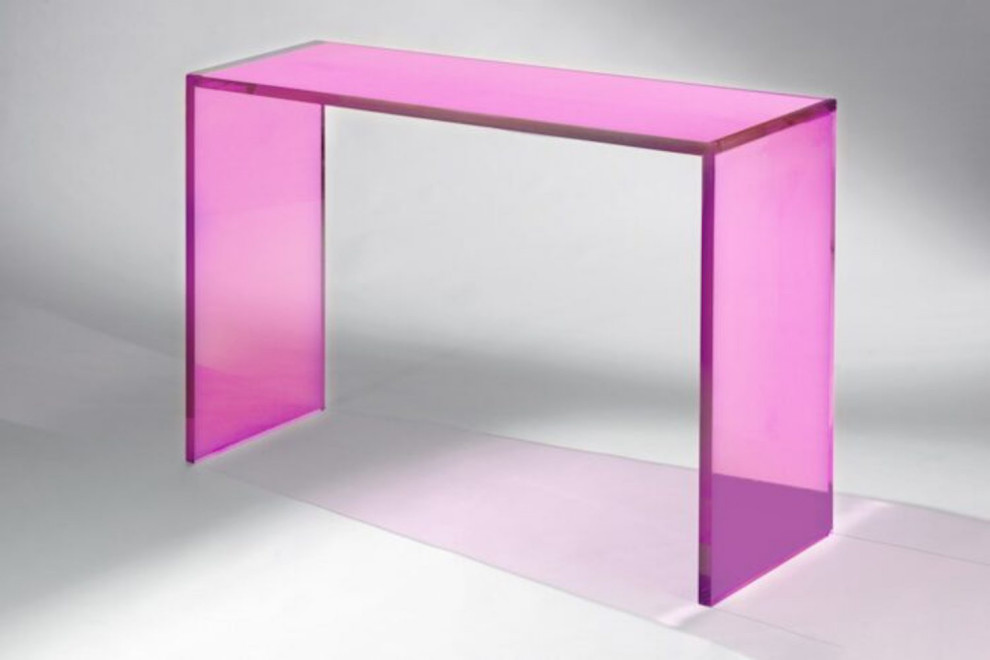 ColorBurst Acrylic Console Table   Contemporary   Console Tables   by GUSTO DESIGN COLLECTION  Houzz