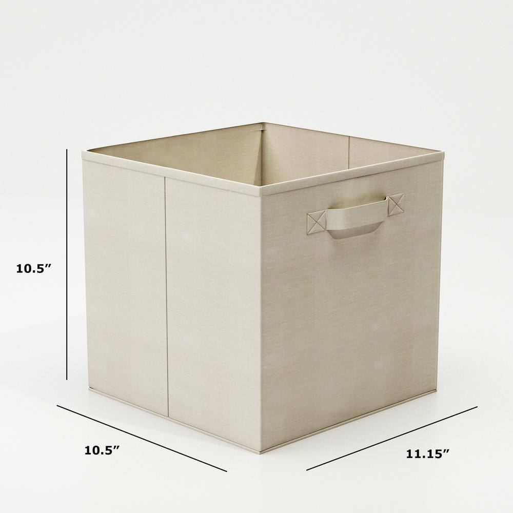 21 Qt. Cube Storage Organizer - Collapsible Fabric Containers for Home or Office (8-Pack) 630564DBU