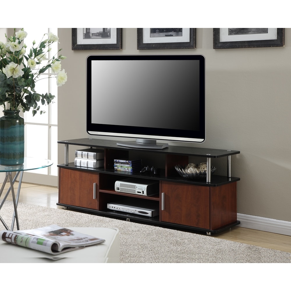 Convenience Concepts Designs2Go Monterey 65 inch TV Stand with Storage Cabinets and Shelves